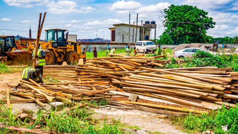 Ongoing construction at the Magistrate Court Complex, Iyaganku, taken on 26 June 2024