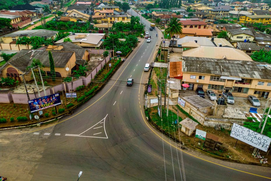 Picture of the completed reconstruction of the General Gas Junction-Kolapo Ishola GRA-Iyana Church Road (5.48 km) taken on 17 July 2024