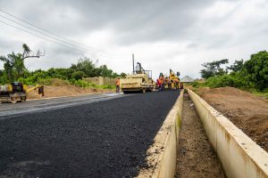 Picture of the reconstruction of the 6.45 km Olodo Garage-Kasumu-Ajia Junction Linking Erunmu-Egbeda Road taken on 25 September 2024