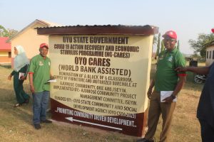 Picture of completed CSDA Micro-Projects in Ajumose Community, Iseyin LGA