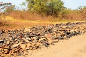 The limited rehabilitation of the 83.83 Saki-Iseyin Road taken on 9 December 2024