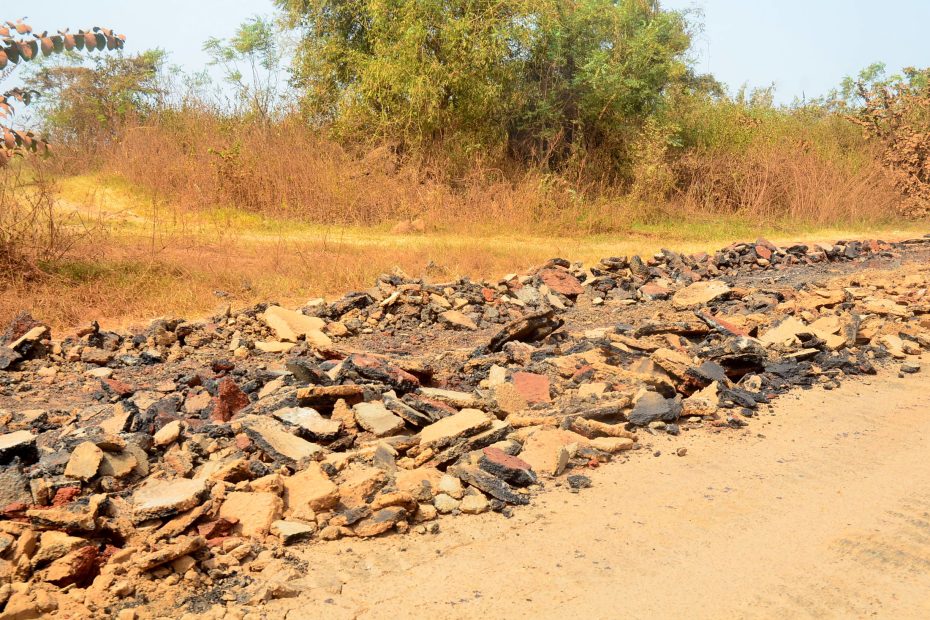 The limited rehabilitation of the 83.83 Saki-Iseyin Road taken on 9 December 2024