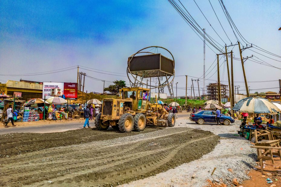 Rehabilitation of Iwo Road Roundabout and expansion of the Scope of the Ongoing Reconstruction of the Adegbayi Junction-Bus Terminal-Iwo Road Interchange, taken on 4 February 2025