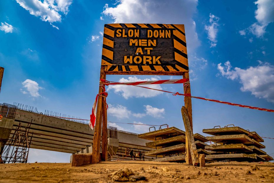 Reconstruction of the 21 km Airport-Ajia-New Ife Express Road (The Bridge) taken on 12 February 2025.