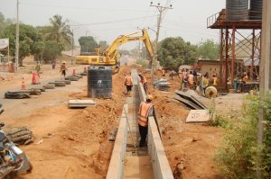 The rehabilitation of the 45.3km Saki-Ogbooro-Igboho Road taken on 25 February 2025