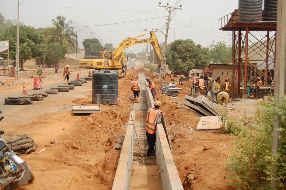 The rehabilitation of the 45.3km Saki-Ogbooro-Igboho Road taken on 25 February 2025