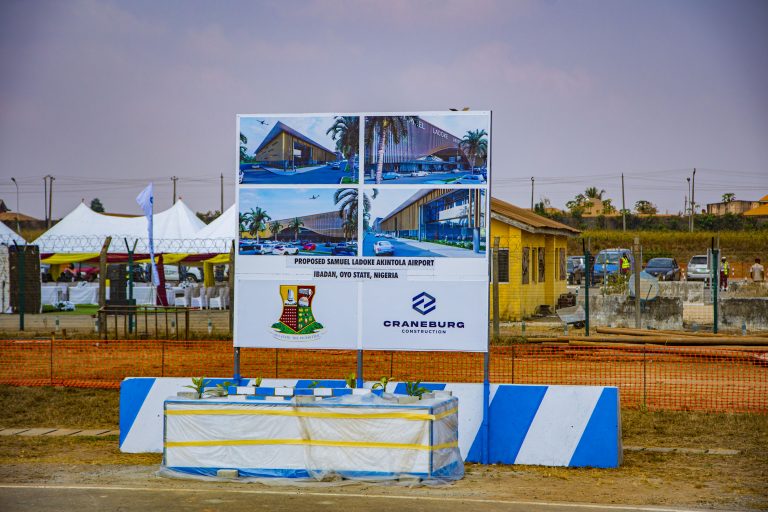 The Ongoing Upgrade of the Samuel Ladoke Akintola Airport, Ibadan, taken on 31 January 2025