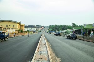 Dualisation of the 8.3 km Akobo-Ojurin-Olorunda Abaa Road taken on 24 March 2025