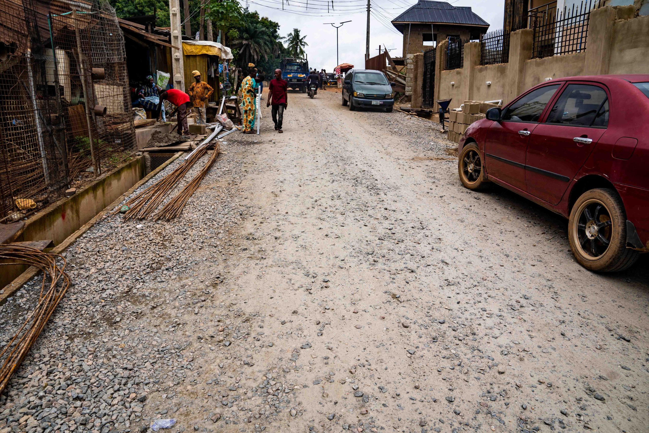 Ongoing Reconstruction of the Araromi Market Road (3 km) with the Construction of a Modern Park at Gate, Ibadan North East Local Government Area, Ibadan 1 1 32 scaled