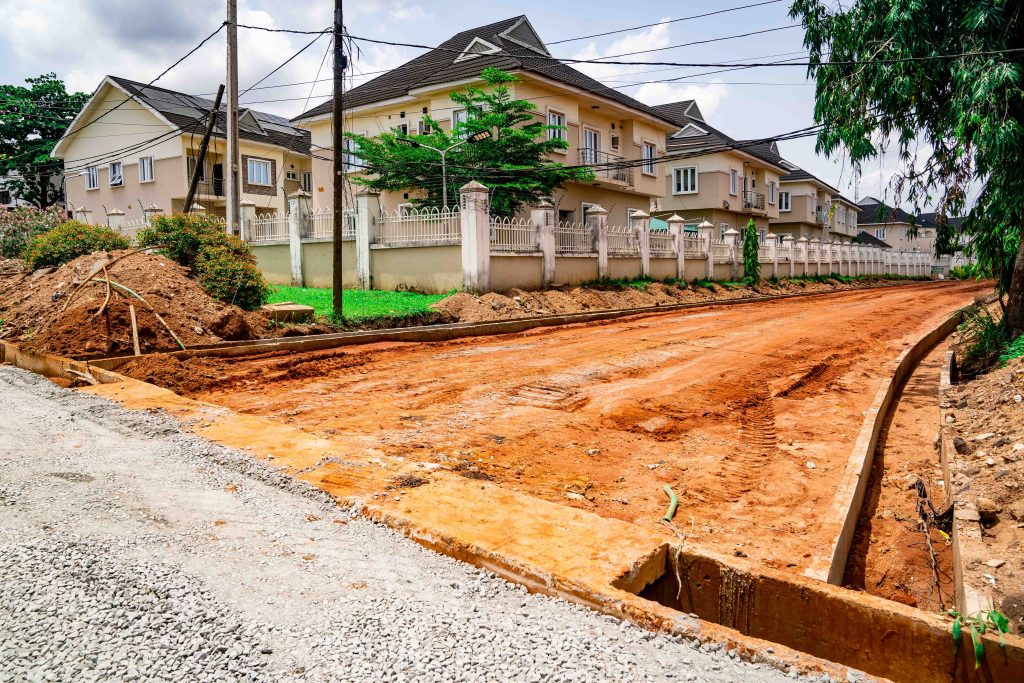 The Reconstruction of 3.1 km Internal Roads in Olive Estate, Agodi, Ibadan, is Ongoing 10 10 9