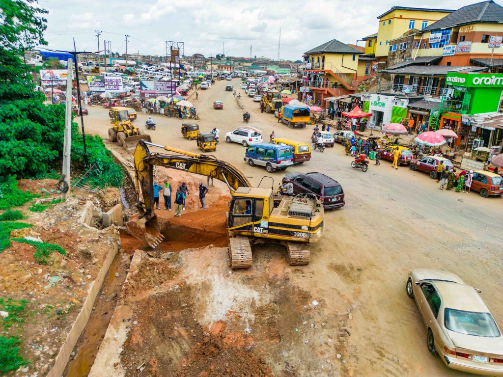 The Rehabilitation of Iwo Road Roundabout and Expansion of the Scope of the Reconstruction of the 5.5 km Adegbayi Junction-Bus Terminal-Iwo Road Interchange is ongoing 2 2 24