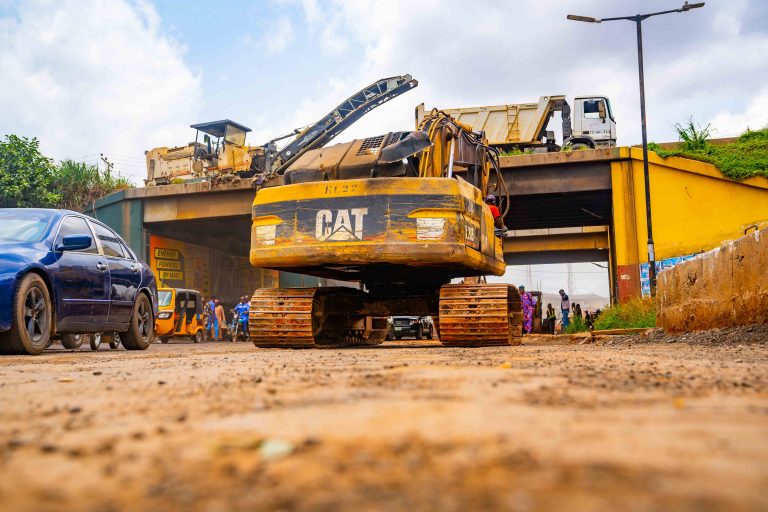 Iwo Road Roundabout rehabilitation, taken on 22 May 2025