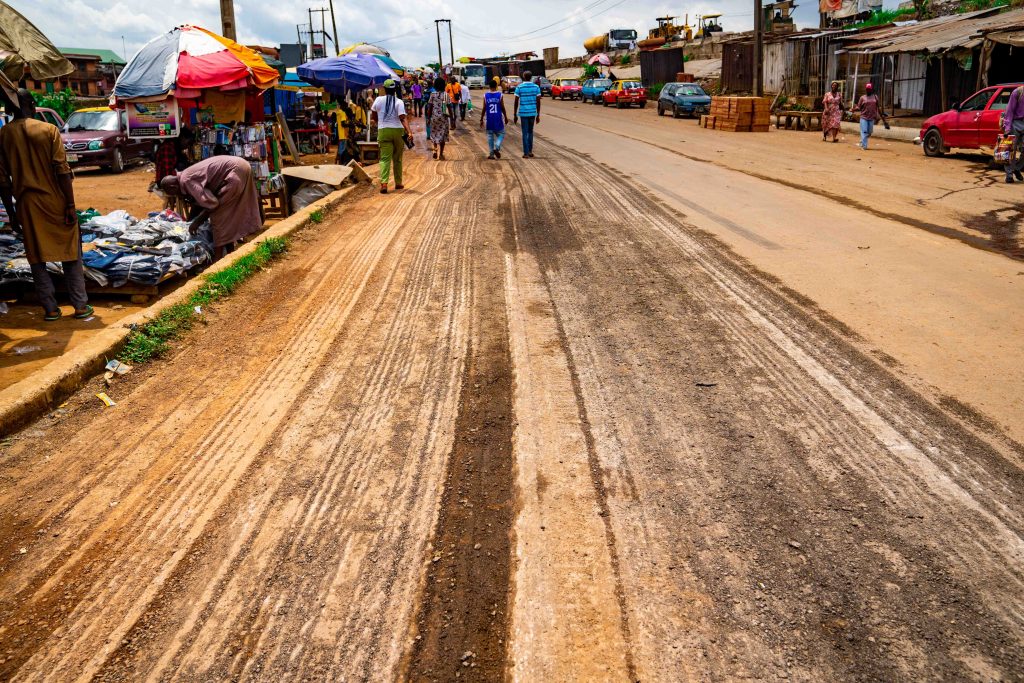 The Rehabilitation of Iwo Road Roundabout and Expansion of the Scope of the Reconstruction of the 5.5 km Adegbayi Junction-Bus Terminal-Iwo Road Interchange is ongoing 6 6 11