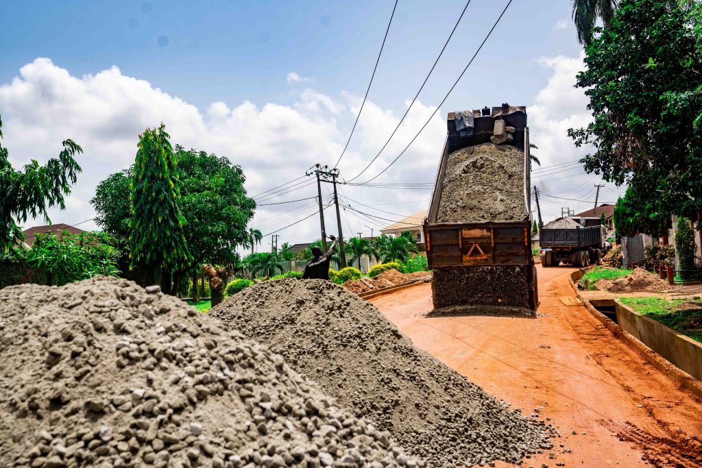 The Reconstruction of 3.1 km Internal Roads in Olive Estate, Agodi, Ibadan, is Ongoing 7 7 11