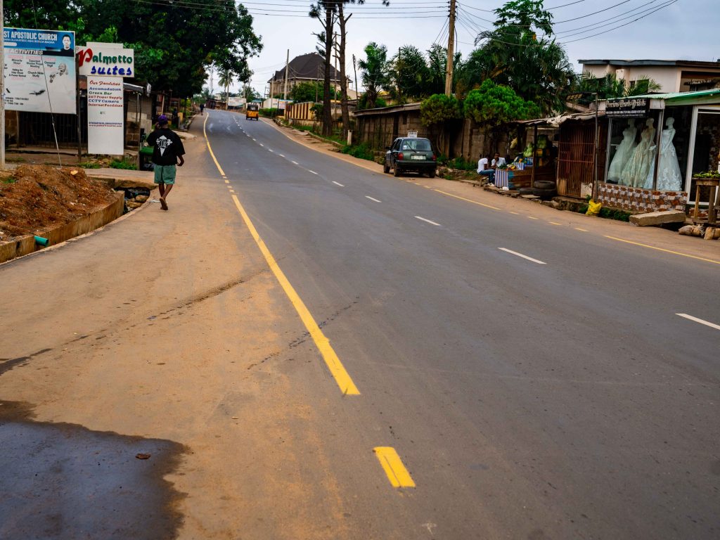 Now Completed Reconstruction of the 3.45 km Bodija Ojuirin-Ashi Basorun Road with a Spur to Ojoo 9 8 19