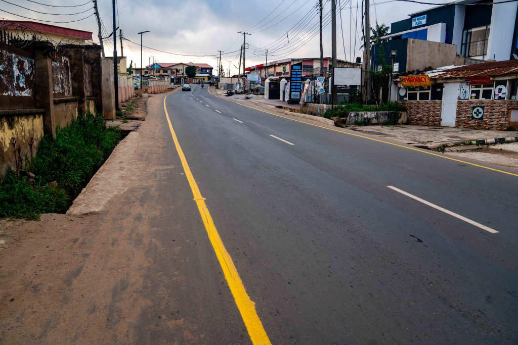 Now Completed Reconstruction of the 3.45 km Bodija Ojuirin-Ashi Basorun Road with a Spur to Ojoo 10 9 20