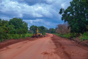 The Rehabilitation of the Saki-Ogbooro-Igboho Road (45.3 km) taken on 11 July 2025
