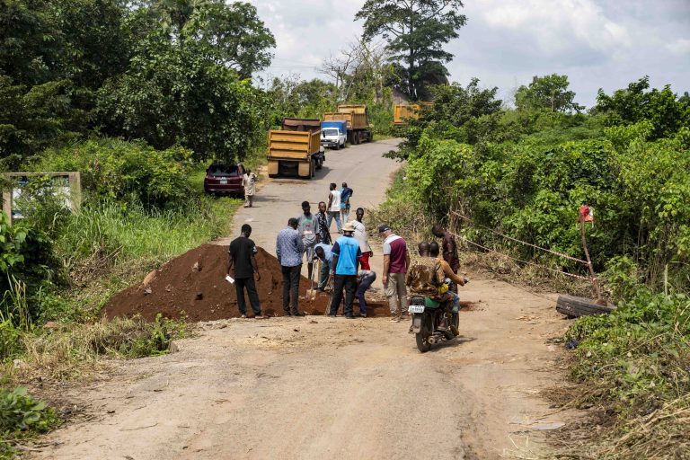 Okaka Junction-Otu-Igbojaiye-KAP Film Village Road Rehabilitation/Reconstruction project taken on 15 November 2025