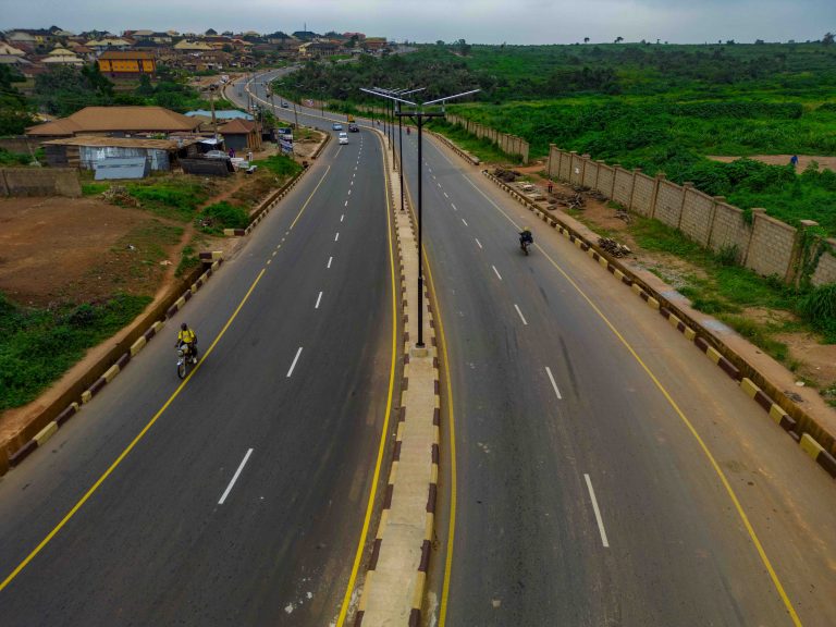 Completed Akobo-Olorunda Abaa road by the Lagelu Local Government Council