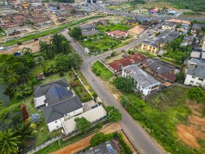Construction of Hydraulic Structures and Asphaltic Overlay of Abayomi Holy Trinity Estate, Old Ife Road, Ibadan, taken on 10 December 2025.