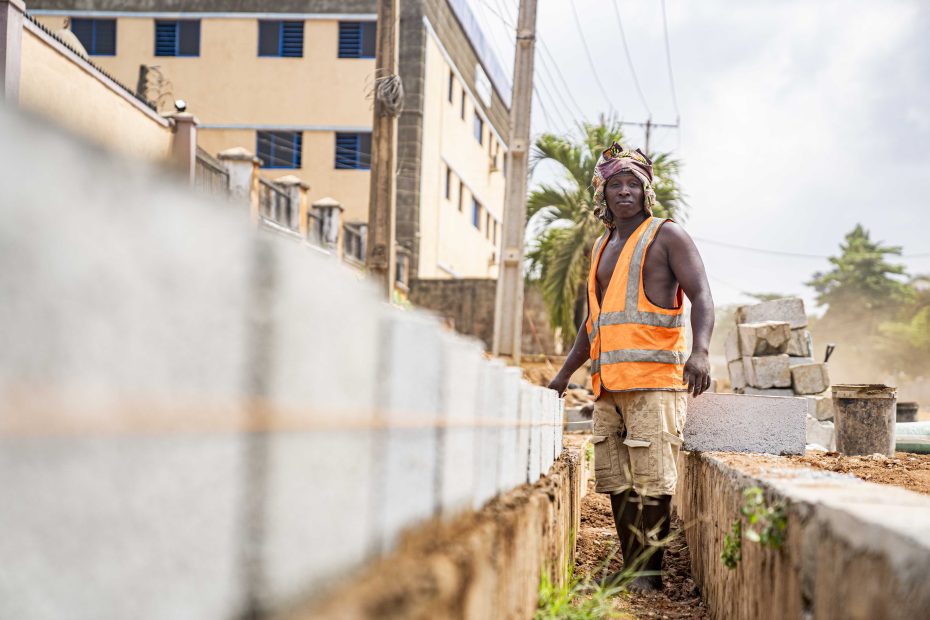 Rehabilitation of the 1.235 km Oladejo Adigun/Baale Osuntokun Road, taken on 28 November 2025