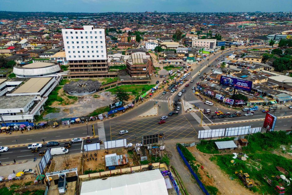 Completed University of Ibadan Junction Improvement Works, taken on 15 September 2025
