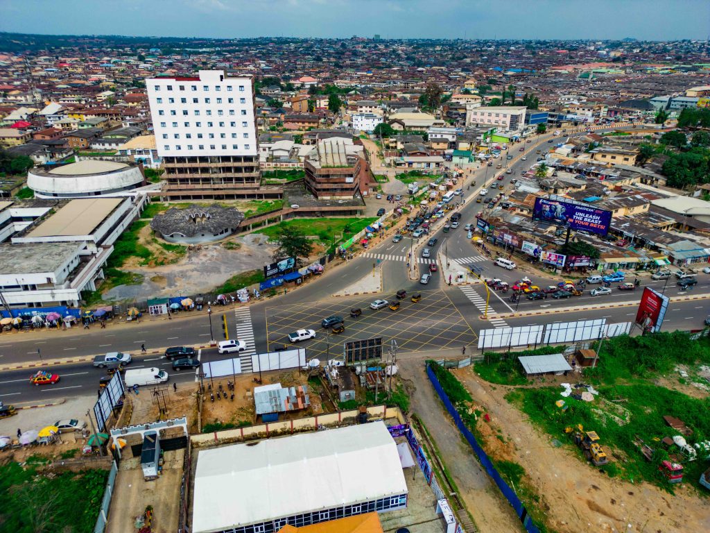 Completed University of Ibadan Junction Improvement Works, taken on 15 September 2025