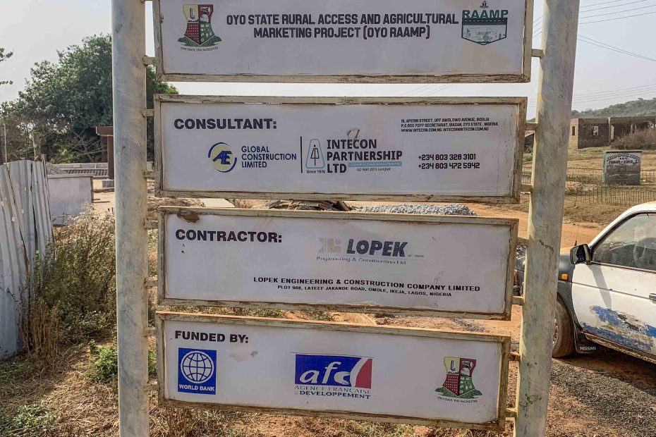 The Ongoing Rehabilitation of the 6.82 km FRSC (Ago Are–Saki Link)–Okudi Oyada (Tede) Road, Atisbo and Saki West Local Government Areas 1 The ongoing rehabilitation of the FRSC (Ago Are–Saki Link)–Okudi Oyada (Tede) Road, Atisbo and Saki West Local Government Areas (6.82 km), taken in January 2026.