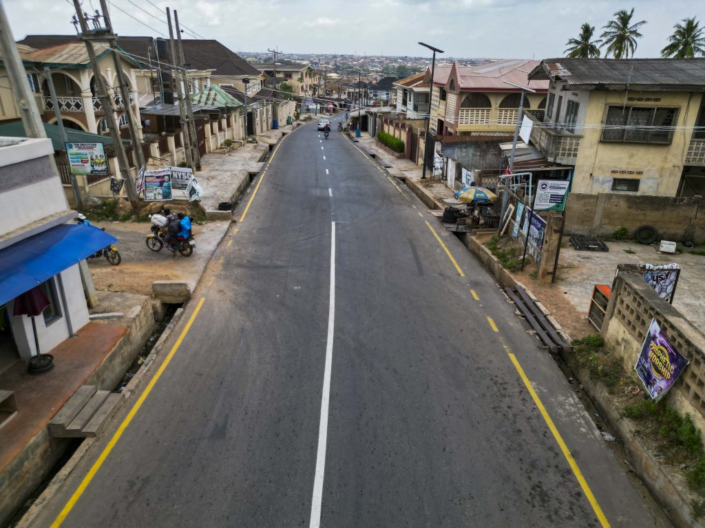 Completed Reconstruction of Felele Idi Odo Junction–Splash FM Radio Station–Onigari Felele Expressway (3.5 km) 4 Completed Reconstruction of Felele Idi Odo Junction–Splash FM Radio Station–Onigari Felele Expressway (3.5 km), taken on 17 March 2026.
