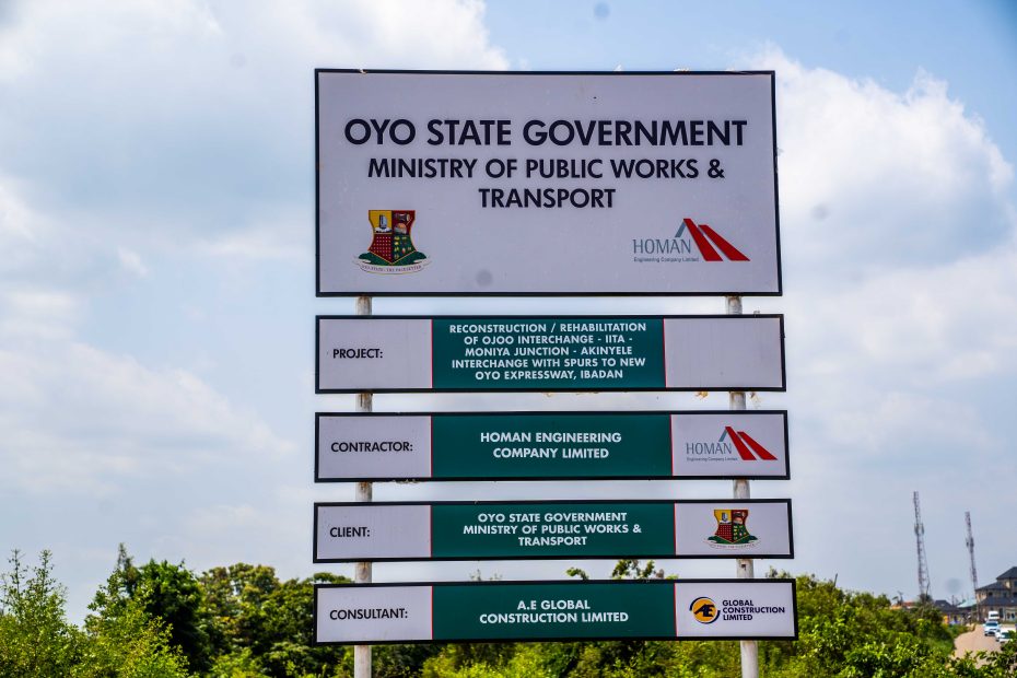 The Ojoo Interchange-IITA-Moniya Junction-Akinyele Interchange with Spurs to New Oyo Expressway, Ibadan (13.6 km) taken on 5 May 2026