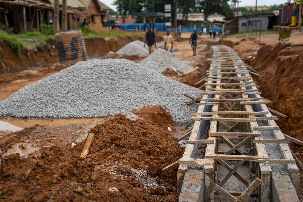 Ongoing Reconstruction of the 6.8 km Niko Engineering Off Wire and Cable-Ita Faaji to Opopin Road with Spurs to All Saints College Road and Akinyo Close, Ibadan, by Ido Local Government Council 11 11 64