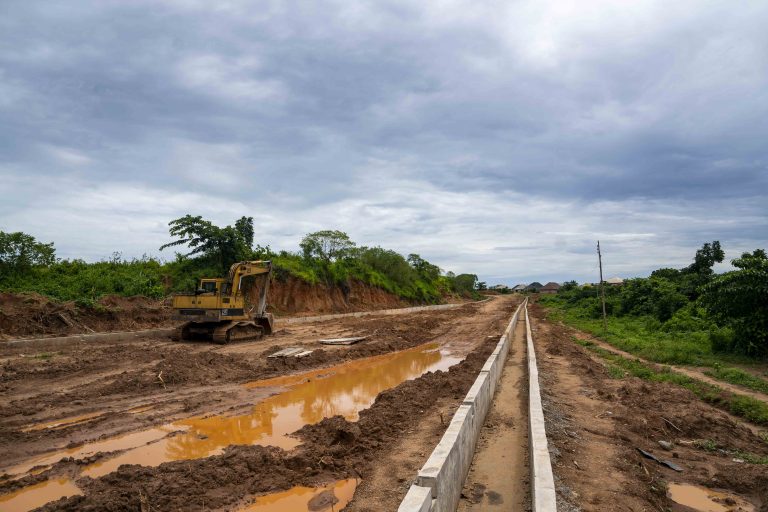 Ongoing Reconstruction of the 6.8 km Niko Engineering Off Wire and Cable-Ita Faaji to Opopin Road with Spurs to All Saints College Road and Akinyo Close, Ibadan, by Ido Local Government Council, taken on 17 July 2026