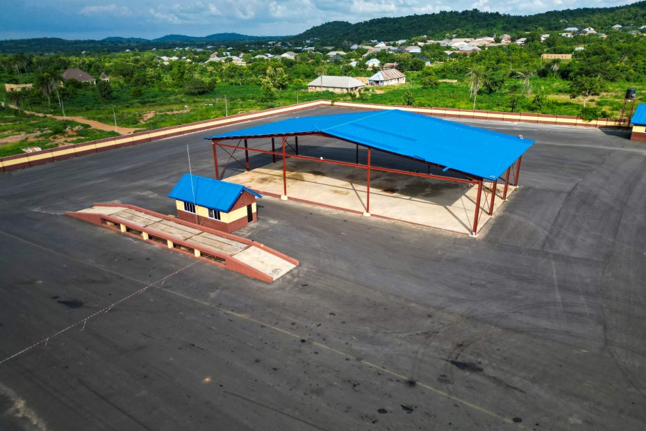 Completed Construction of the Weighbridge by the Iseyin Local Government Council taken on 24 June 2026