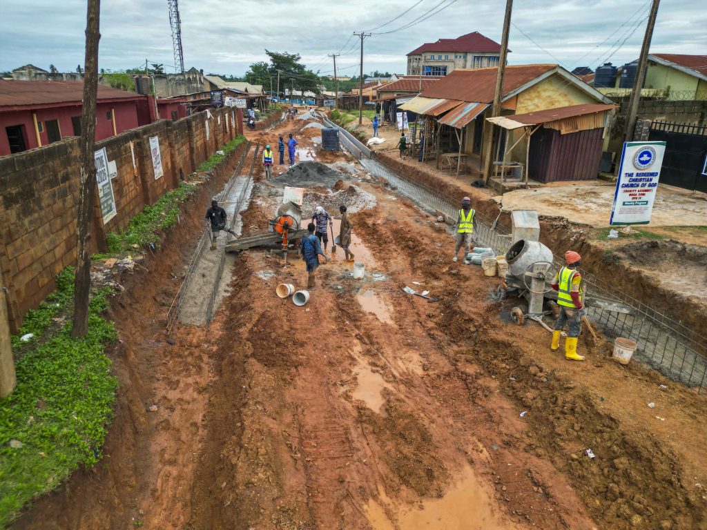 Ongoing Reconstruction of the 6.8 km Niko Engineering Off Wire and Cable-Ita Faaji to Opopin Road with Spurs to All Saints College Road and Akinyo Close, Ibadan, by Ido Local Government Council 5 5 87