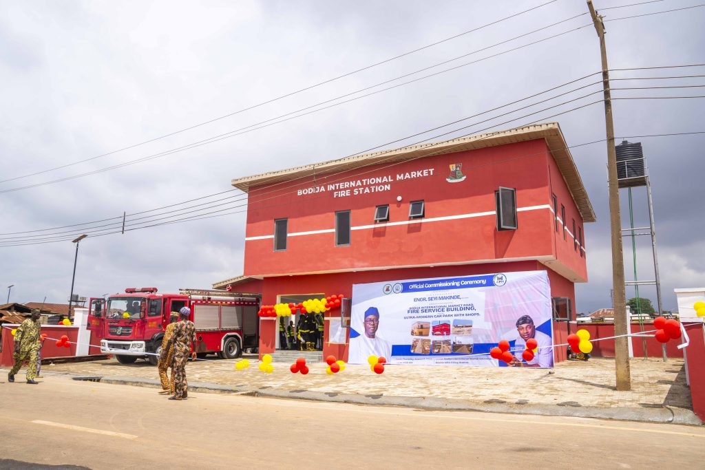 Completed and Commissioned: Construction of a Fire Station, a Market Car Park and Reconstruction of the 2 km Bodija Main Market Road, by the Ibadan North Local Government Council 14 1 2026 08 11T100242.725