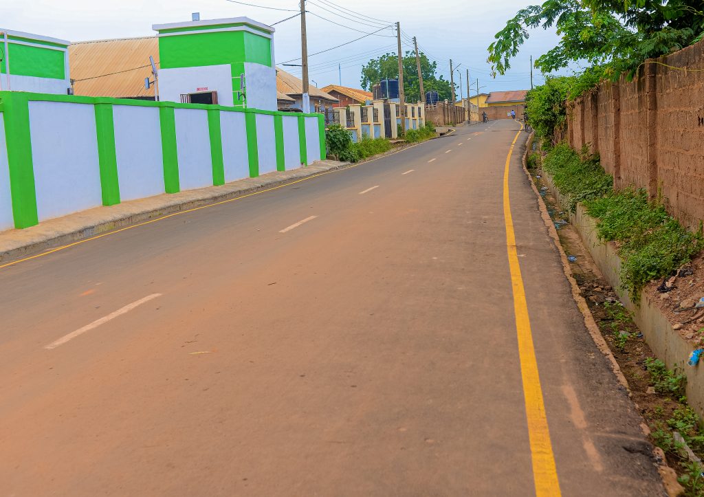 Now Completed: The Reconstruction of the 1.9 km Oba Adeyemi-Mobolaje Road, linking St Francis-Baba Iluoyinbo Road, by Oyo East Local Government Council 23 10 71 1