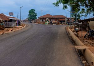 Ongoing Reconstruction of the Ladindin, Iseke, Ojongbodu, Oloko Meje and Ladigbolu Roads (1.5 km) by the Oyo West Local Government Council, taken on 27 July 2026