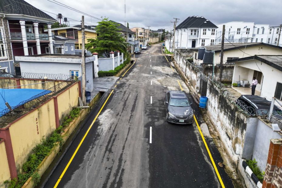 Now completed reconstruction of the Ikolaba (Main) Road (3.5 km) by the Ibadan North Local Government Council, taken on 29 July 2026