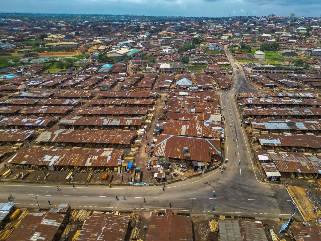 Completed and Commissioned: Construction of a Fire Station, a Market Car Park and Reconstruction of the 2 km Bodija Main Market Road, by the Ibadan North Local Government Council 26 8 80 1
