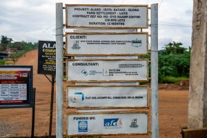 Ongoing Rehabilitation of the 37.1 km Alako-Idiya-Batake-Olowa Farm Settlement-Ijaiye in Ido LGA Under RAAMP, taken on 23 September 2026