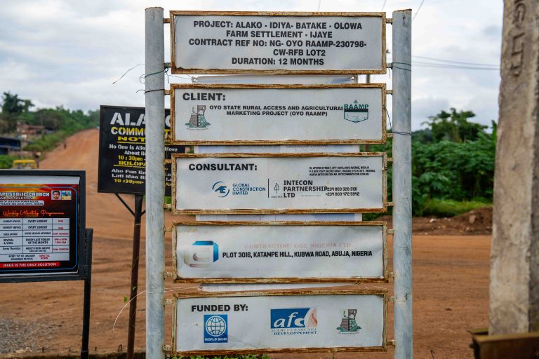 Ongoing Rehabilitation of the 37.1 km Alako-Idiya-Batake-Olowa Farm Settlement-Ijaiye in Ido LGA Under RAAMP, taken on 23 September 2026