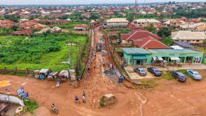 Reconstruction of the 6.8 km Niko Engineering Off Wire and Cable-Ita Faaji to Opopin Road with Spurs to All Saints College Road and Akinyo Close, Ibadan, by Ido Local Government Council, taken on 5 October 2026